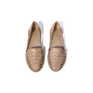 Nisolo Sandals Huaraches Almond Leather Woven Sandals/huaraches Womens S…